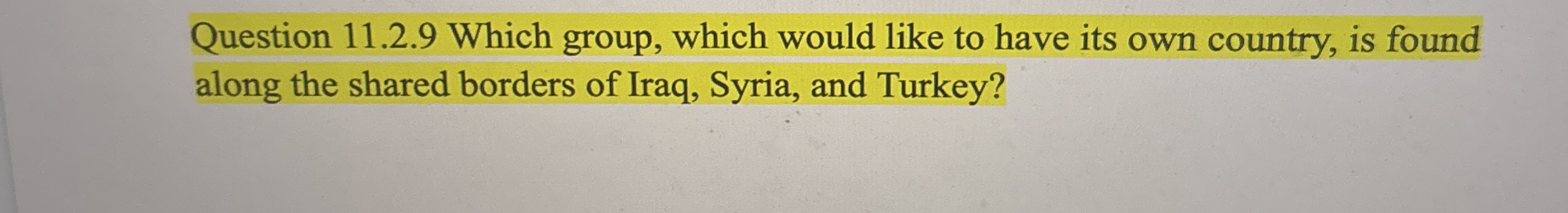 Question 1 1 . 2 . 9 Which group, which would