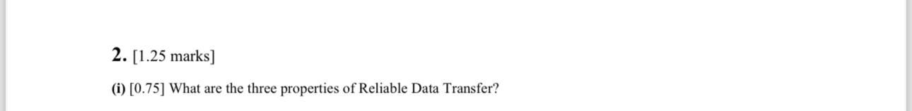 [ 1 . 2 5 marks ] ( i ) 0 . 7 5 What are the