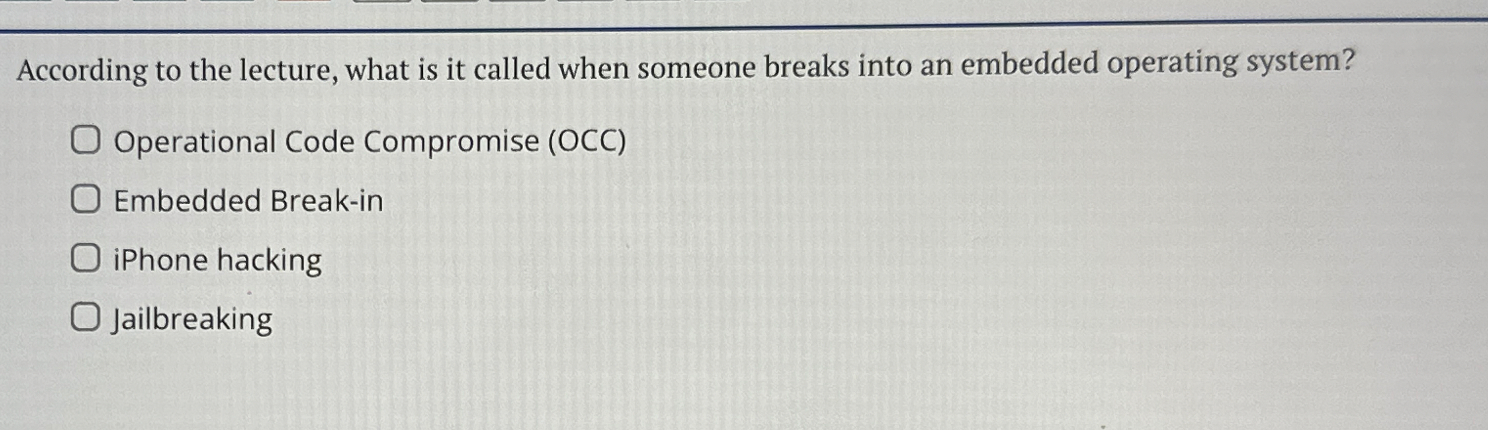 According to the lecture, what is it called when