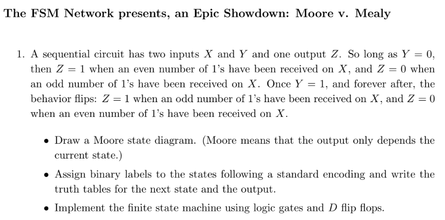 The FSM Network presents, an Epic Showdown: Moore