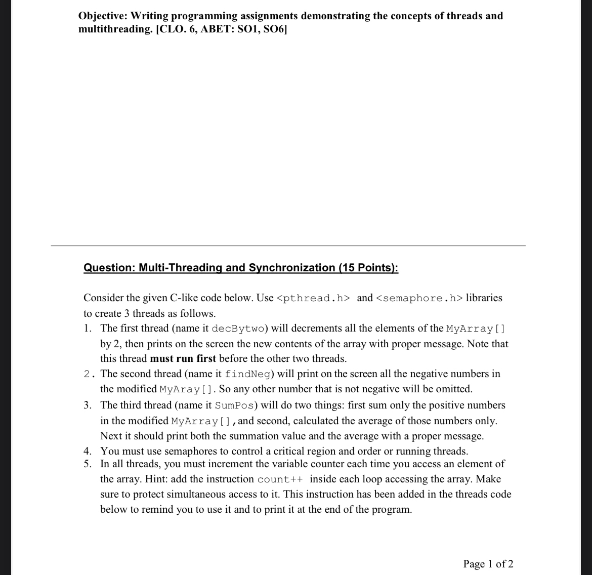 Please help me with this please do 1 to 5 for a