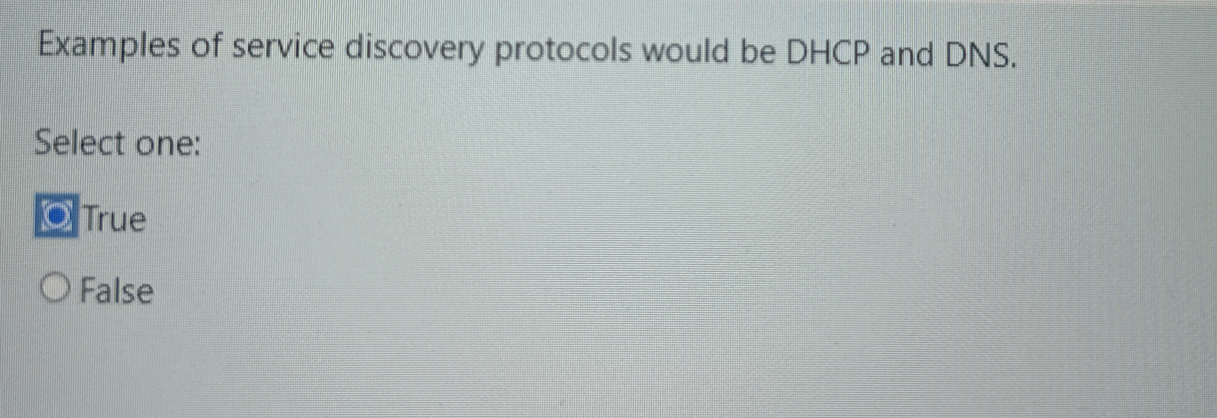 Examples of service discovery protocols would be