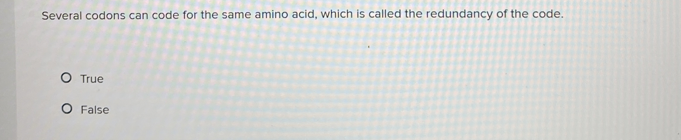 Several codons can code for the same amino acid,