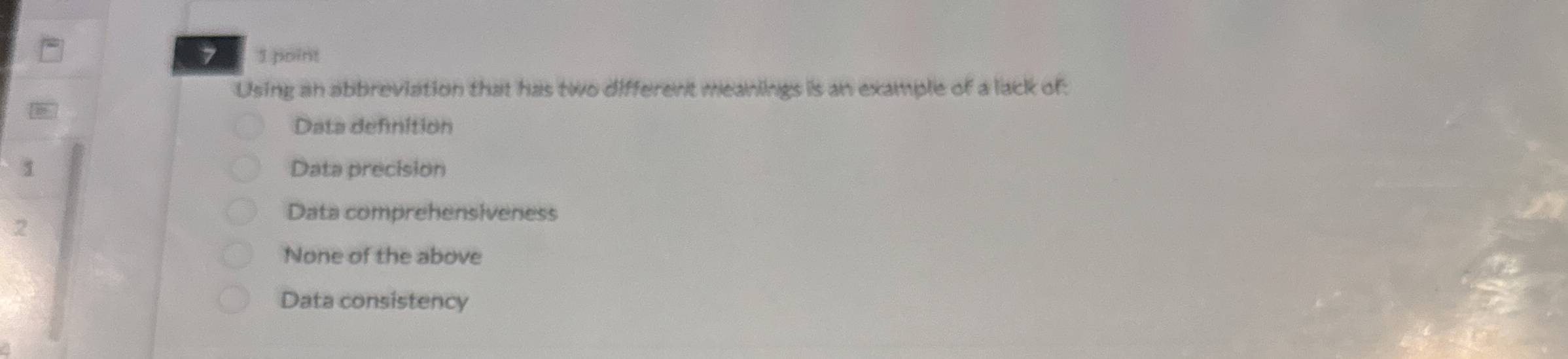 7 i point Using an abbreviation that has two
