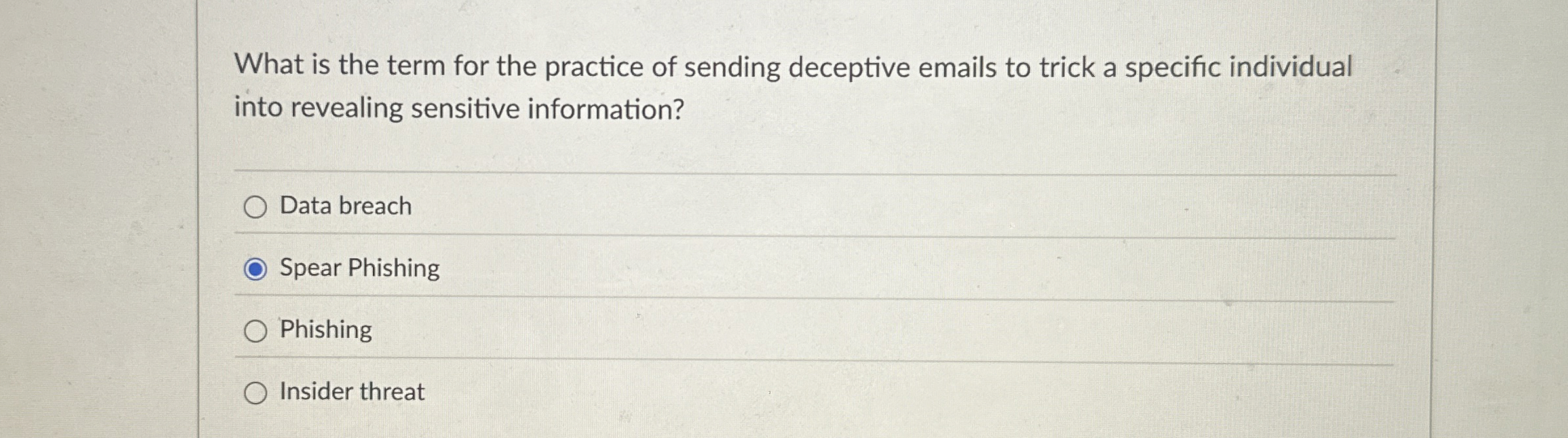 What is the term for the practice of sending