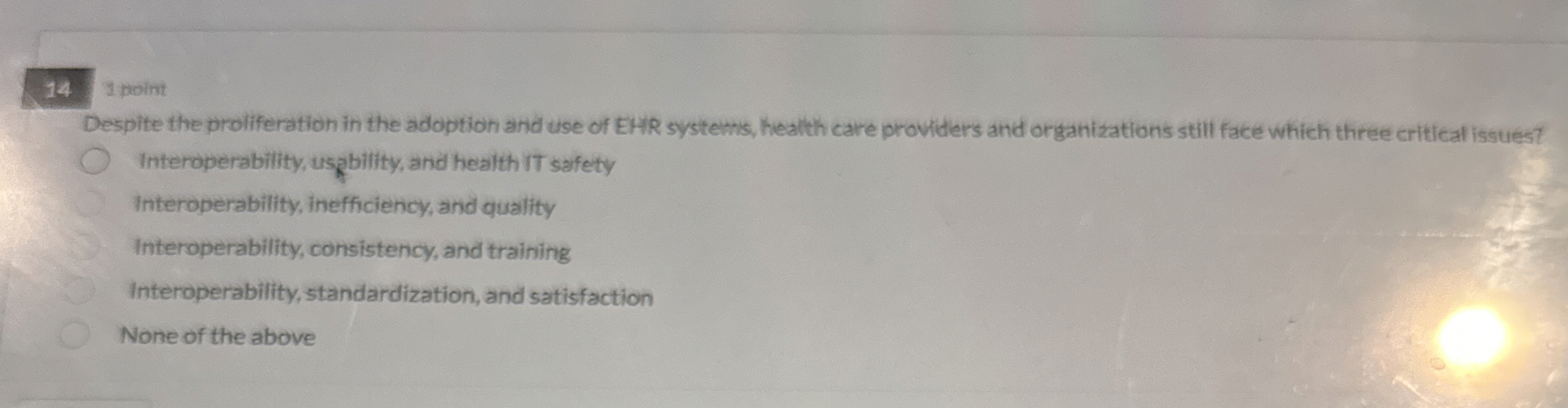 1 4 1 3 point Despite the proliferation in the