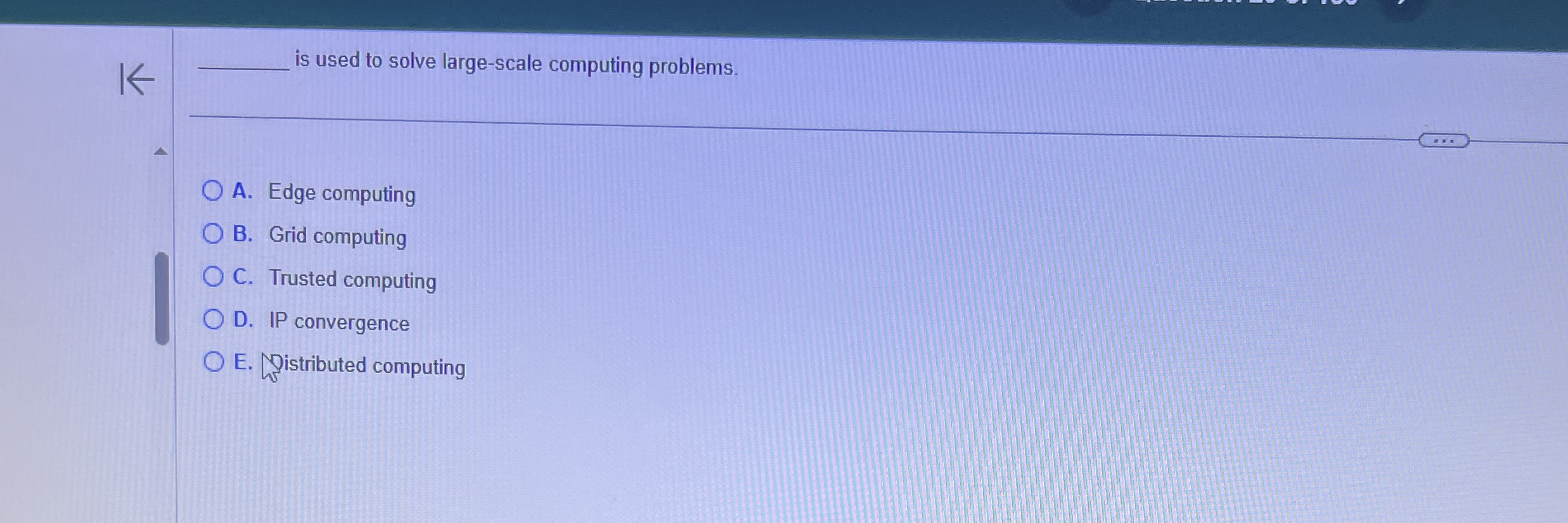 is used to solve large - scale computing