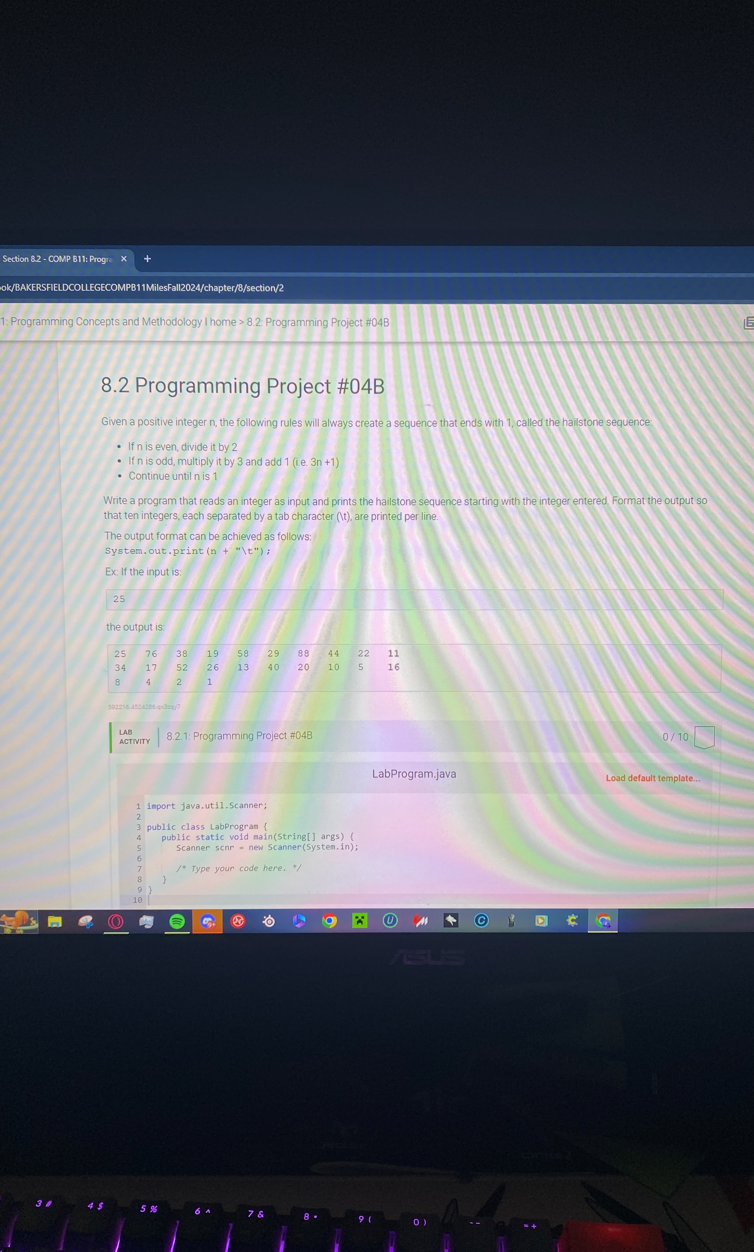 Section 8 . 2 - COMP B 1 1 : Progric ok /