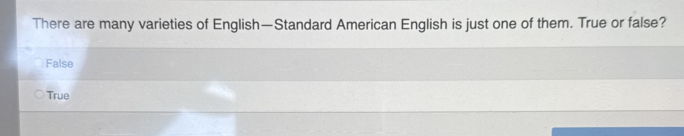 There are many varieties of English - Standard