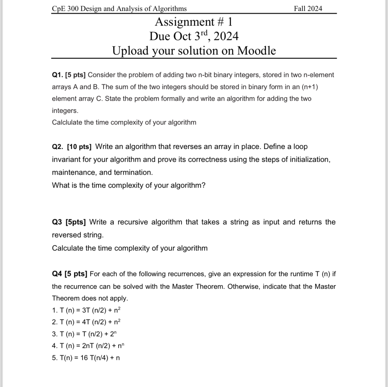 ( 6 points ) Binary data can represent different