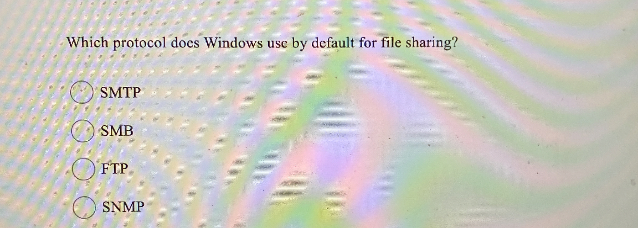 Which protocol does Windows use by default for