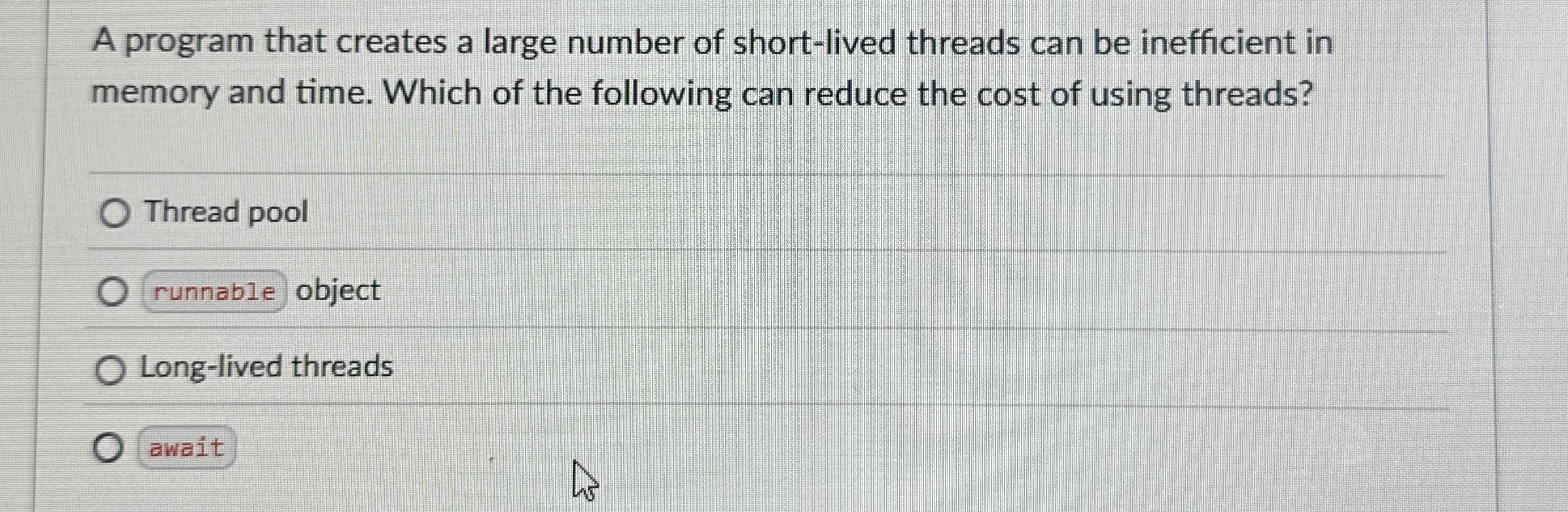 A program that creates a large number of short -