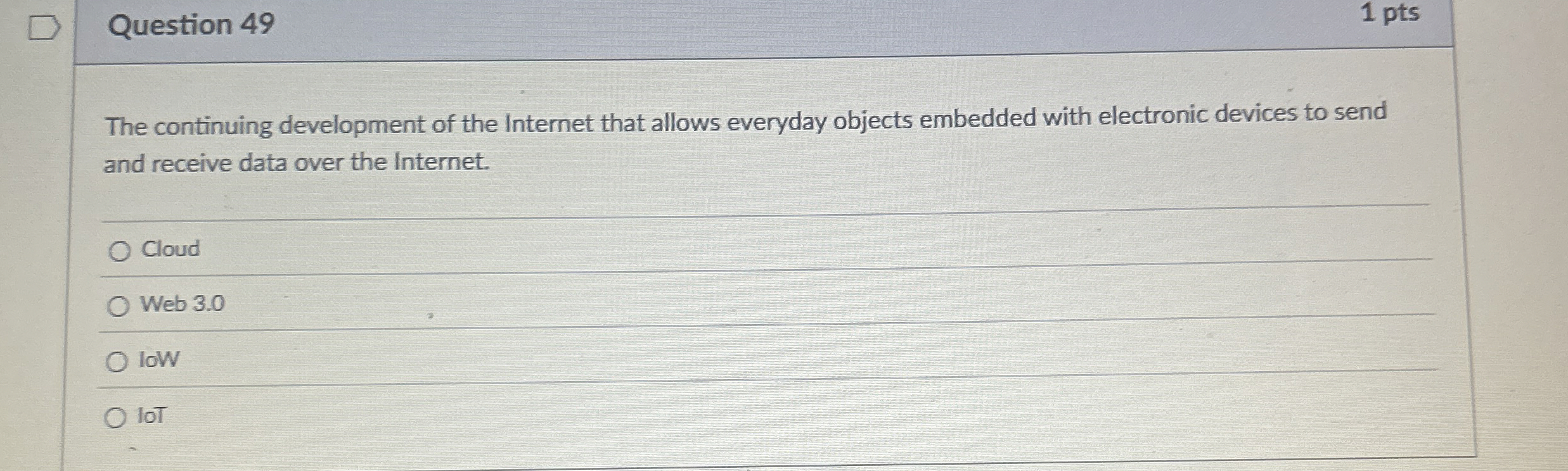 Question 4 9 The continuing development of the