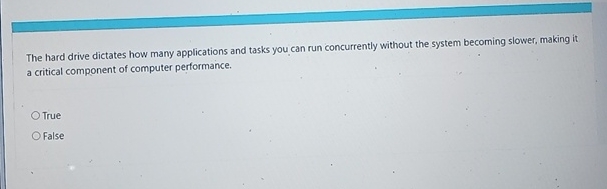 The hard drive dictates how many applications and