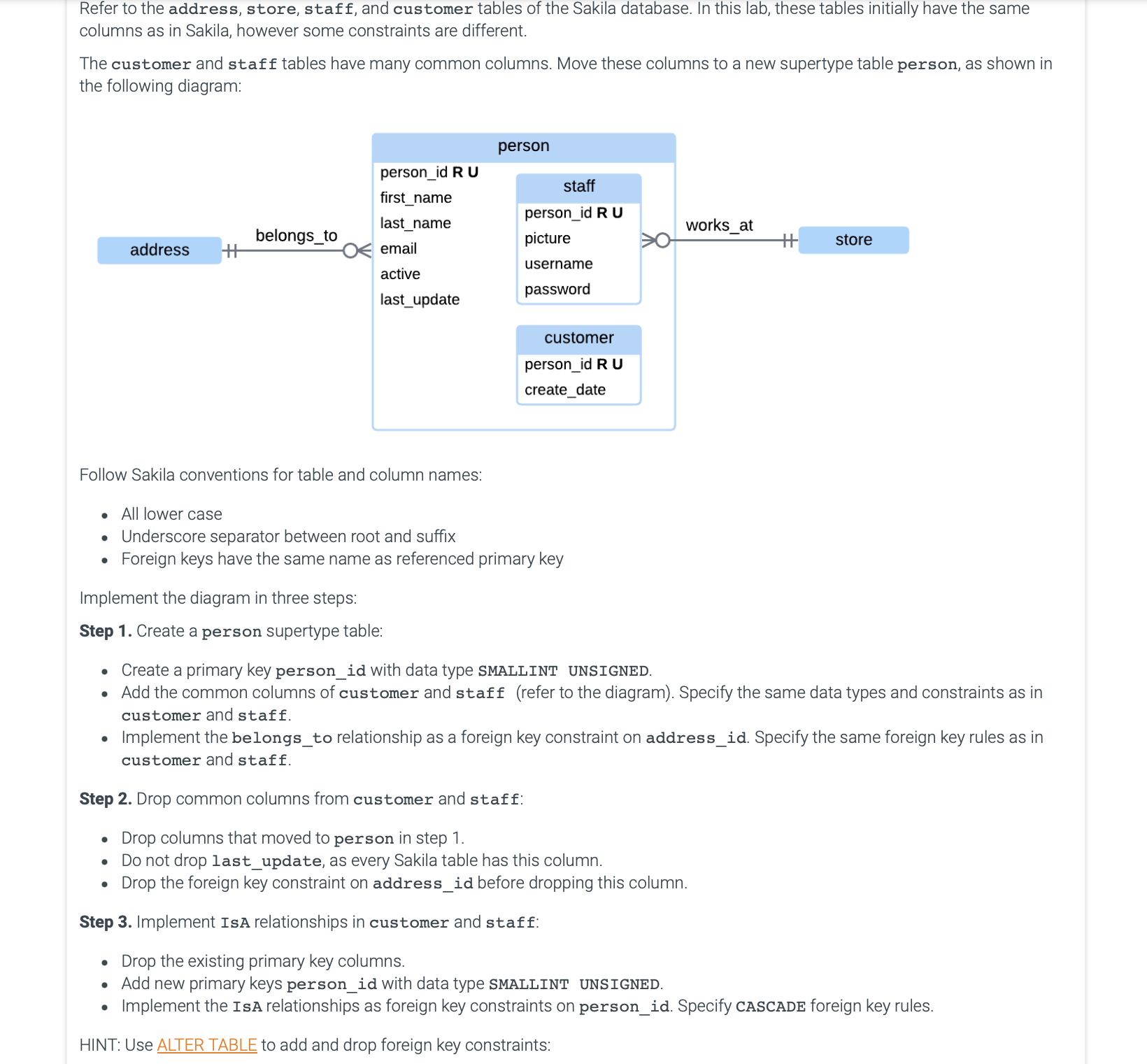 Please produce the SQL code. Thank you.