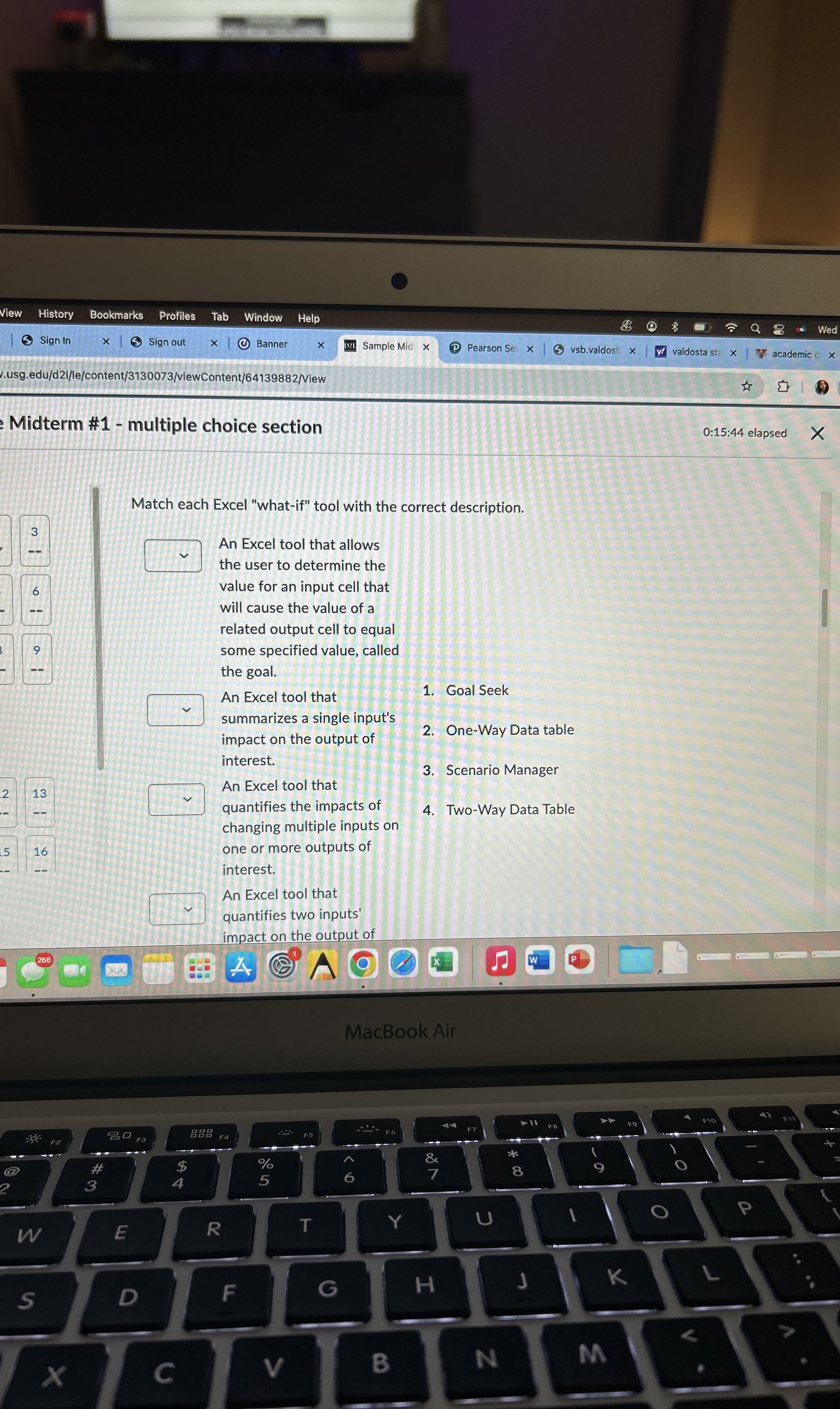 Midterm # 1 - multiple choice section 0 : 1 5 : 4