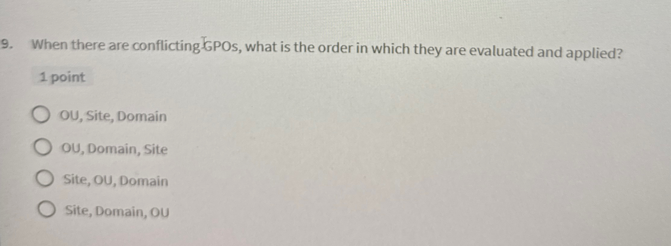When there are conflicting 6 POS, what is the