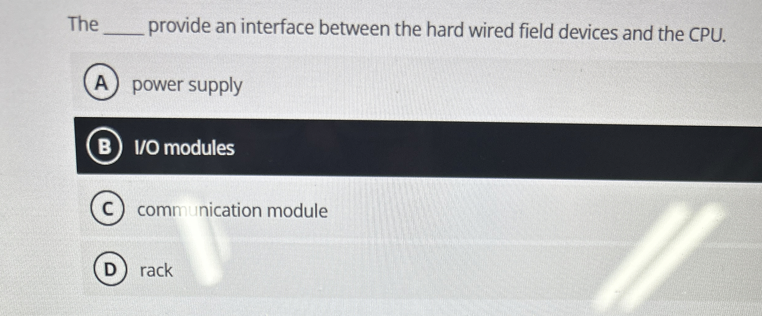The q , provide an interface between the hard