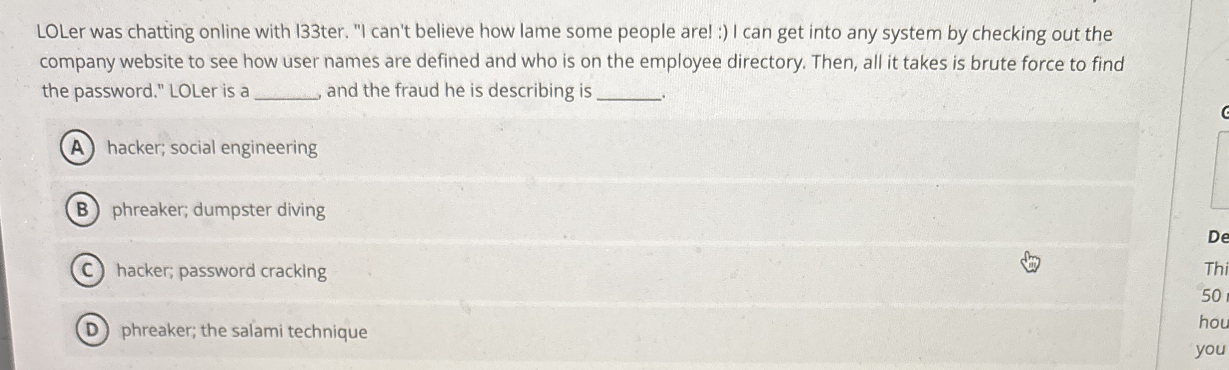 LOLer was chatting online with I 3 3 ter. "I