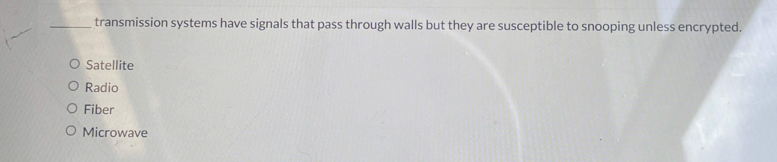 transmission systems have signals that pass