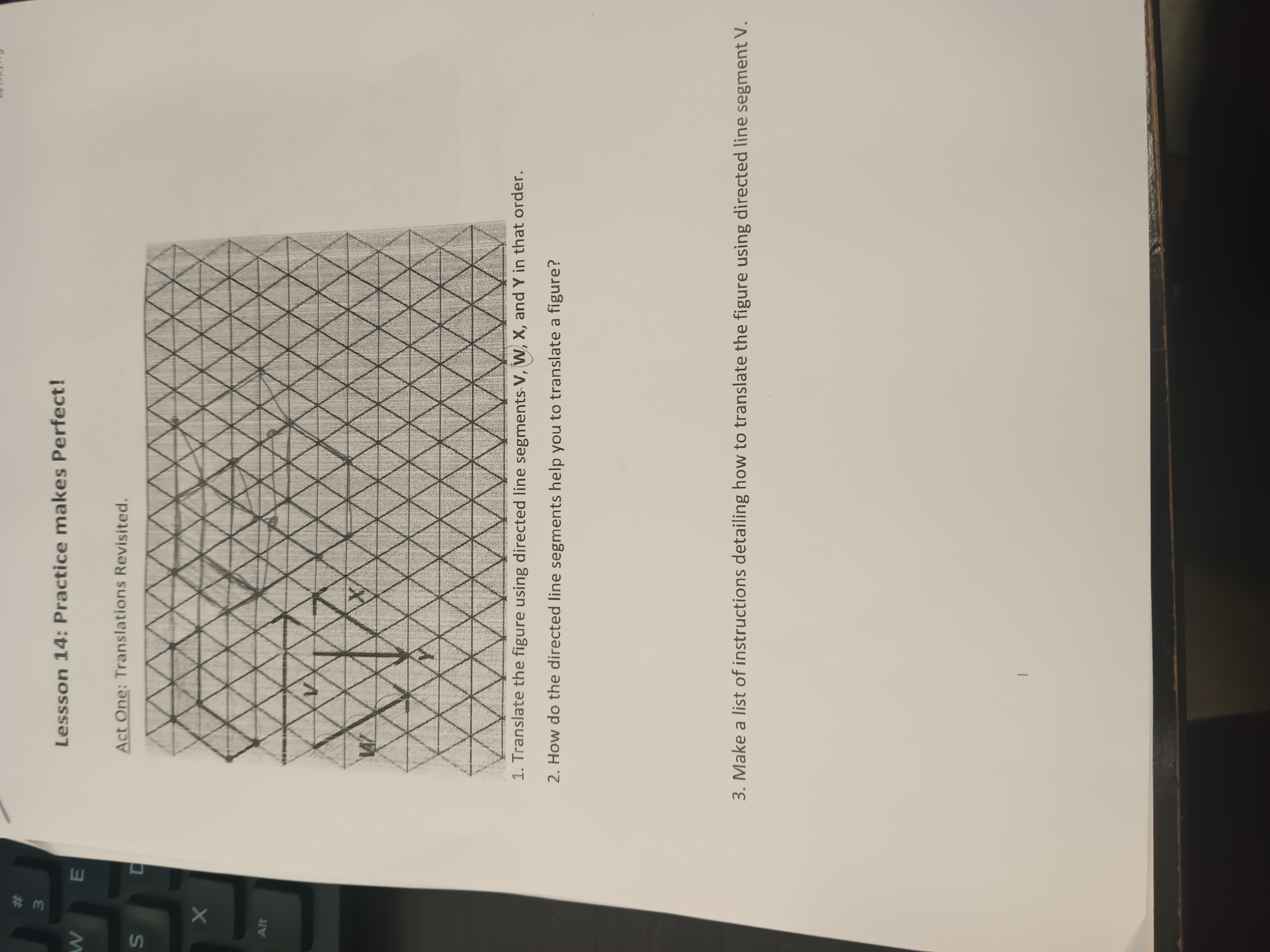 Lessson 1 4 : Practice makes Perfect! Act 3 :