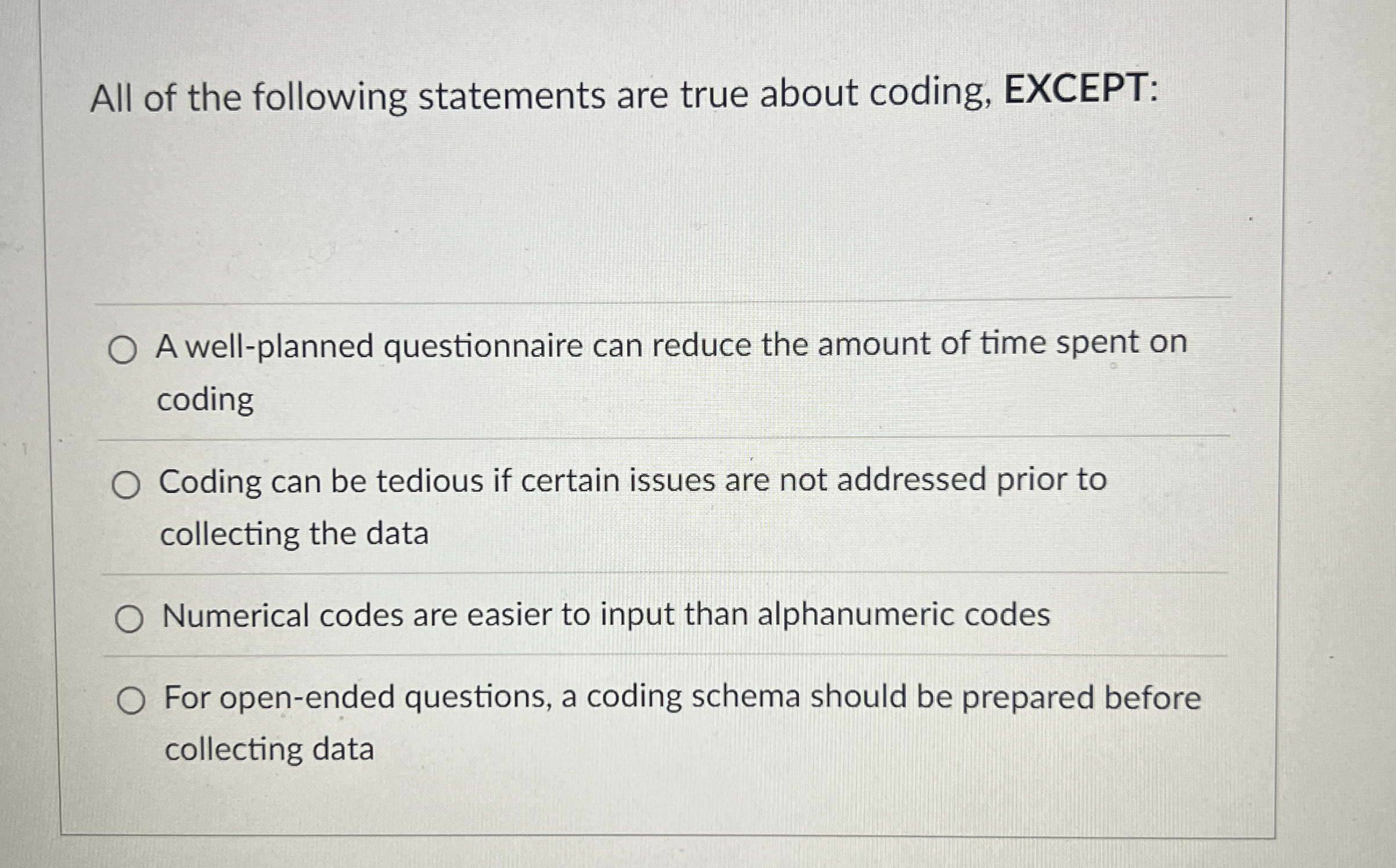 All of the following statements are true about