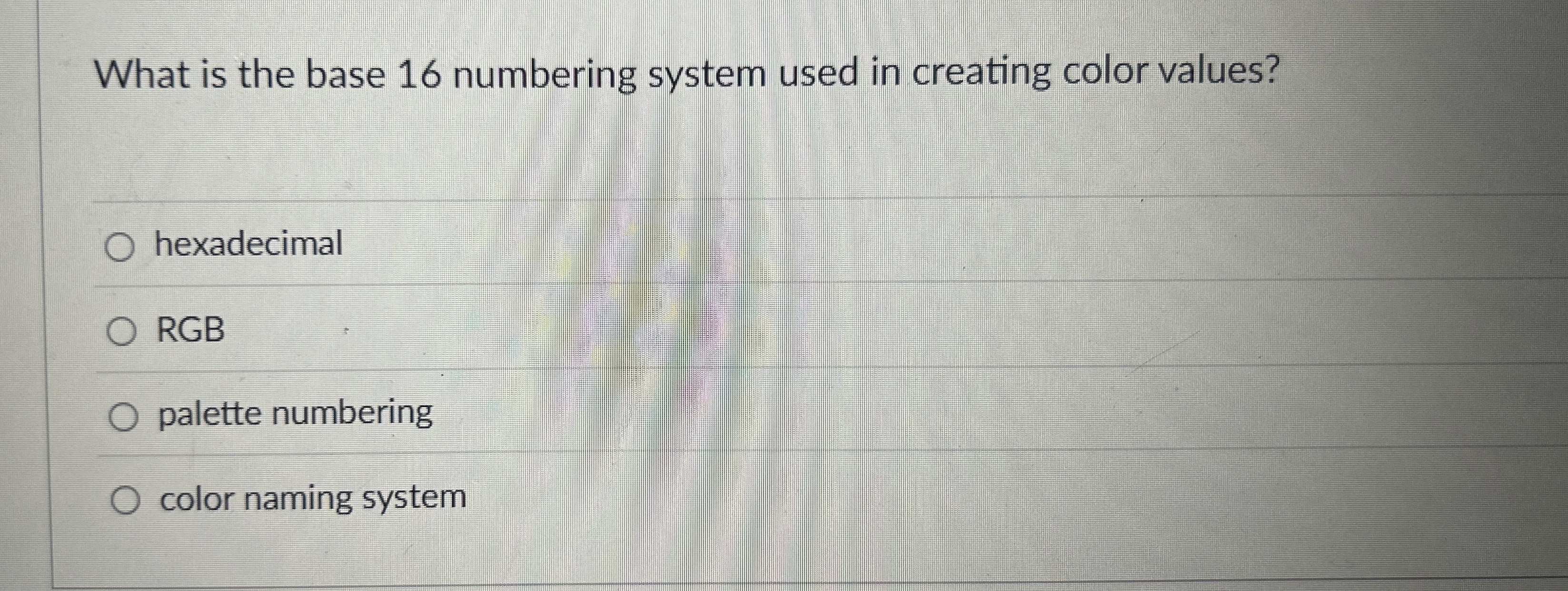 What is the base 1 6 numbering system used in