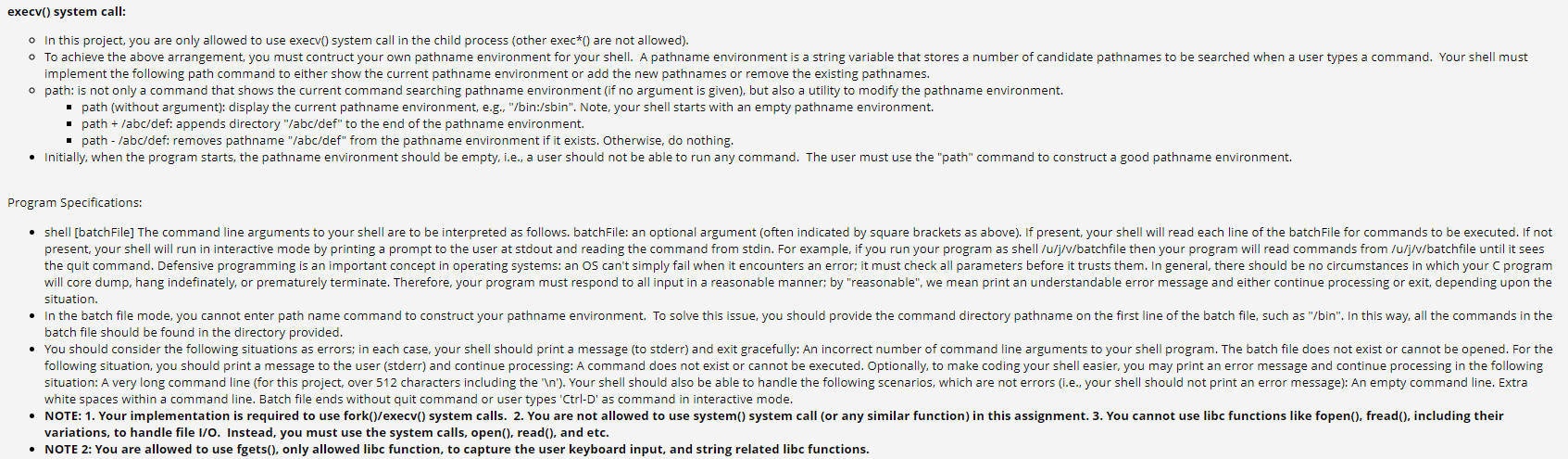 In this assignment, you will write a shell ( a
