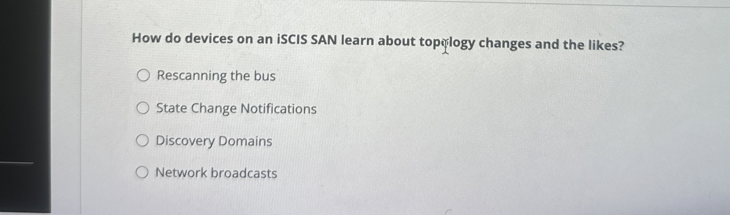 state Change Notifications Discovery Domains