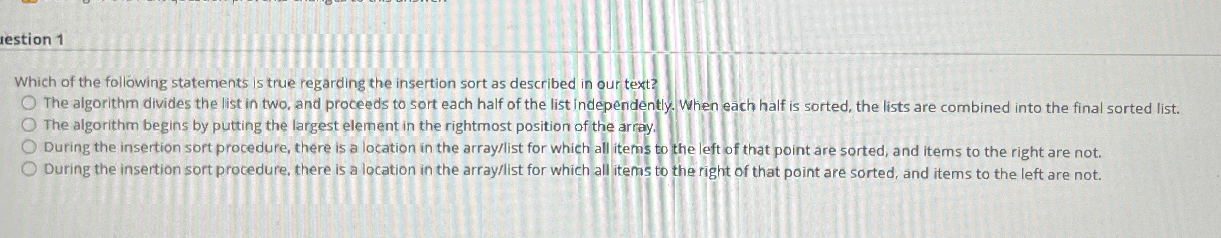 Which of the following statements is true