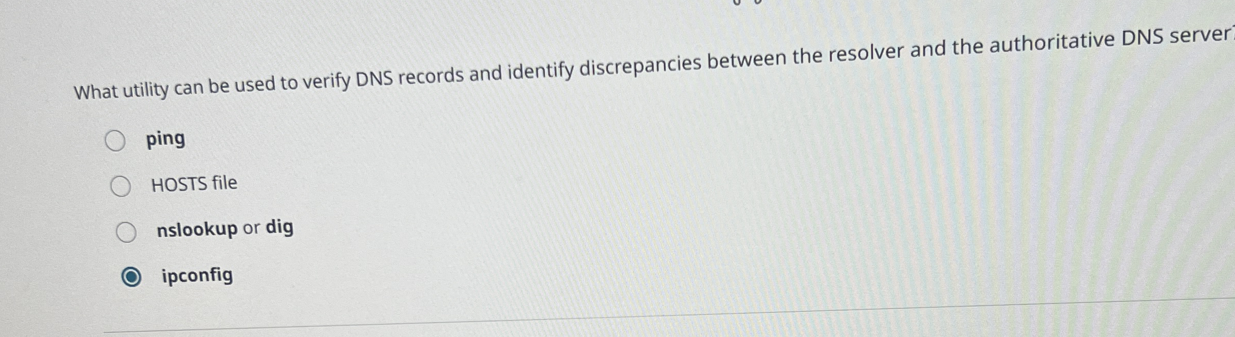 What utility can be used to verify DNS records
