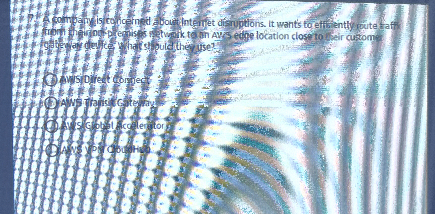 A compeny is concemed about internet disuptions: