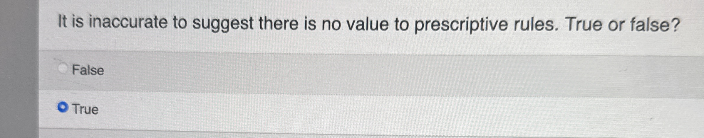 It is inaccurate to suggest there is no value to