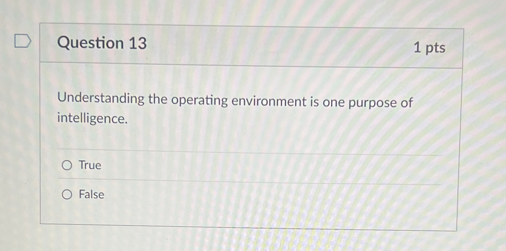 Question 1 3 Understanding the operating