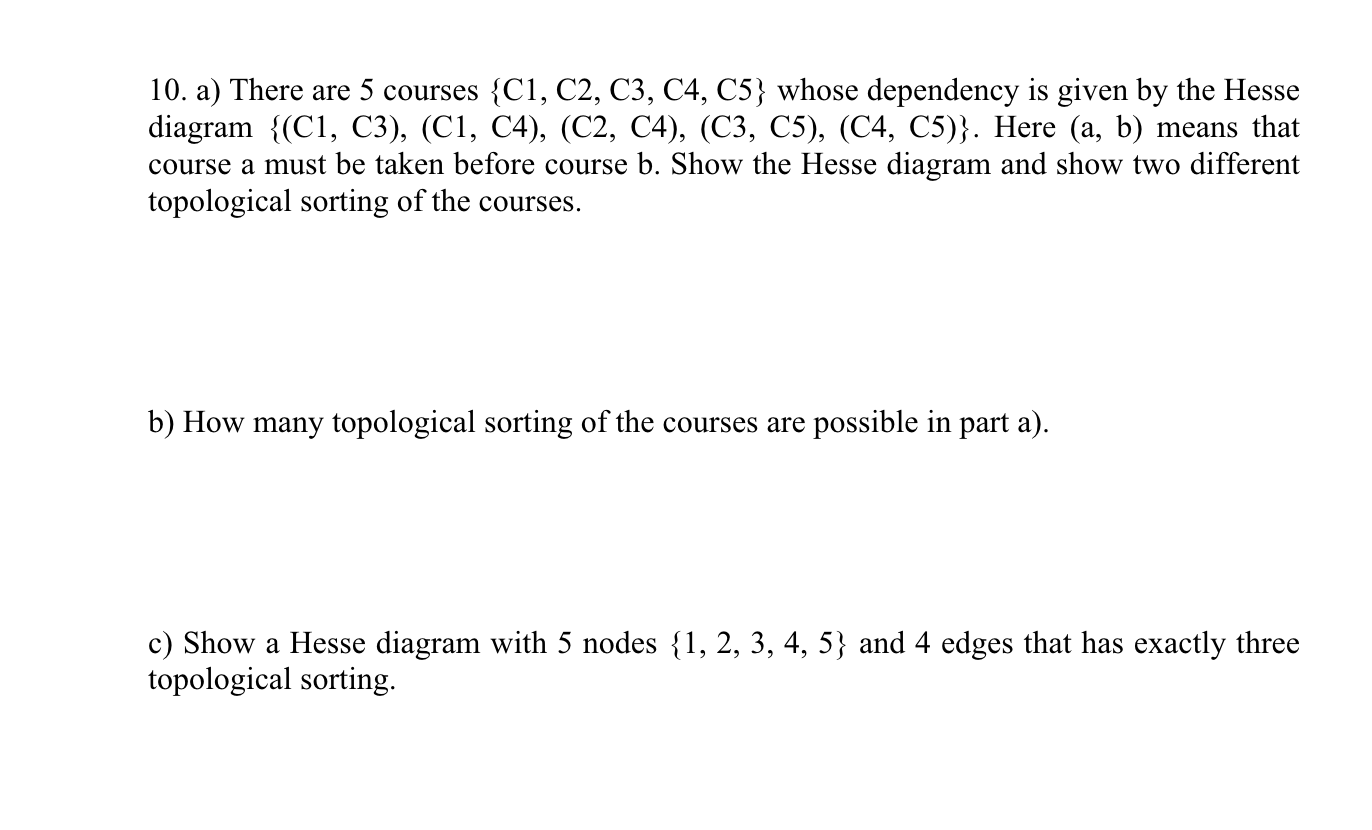 a { C 1 , C 2 , C 3 , C 4 , C 5 } whose