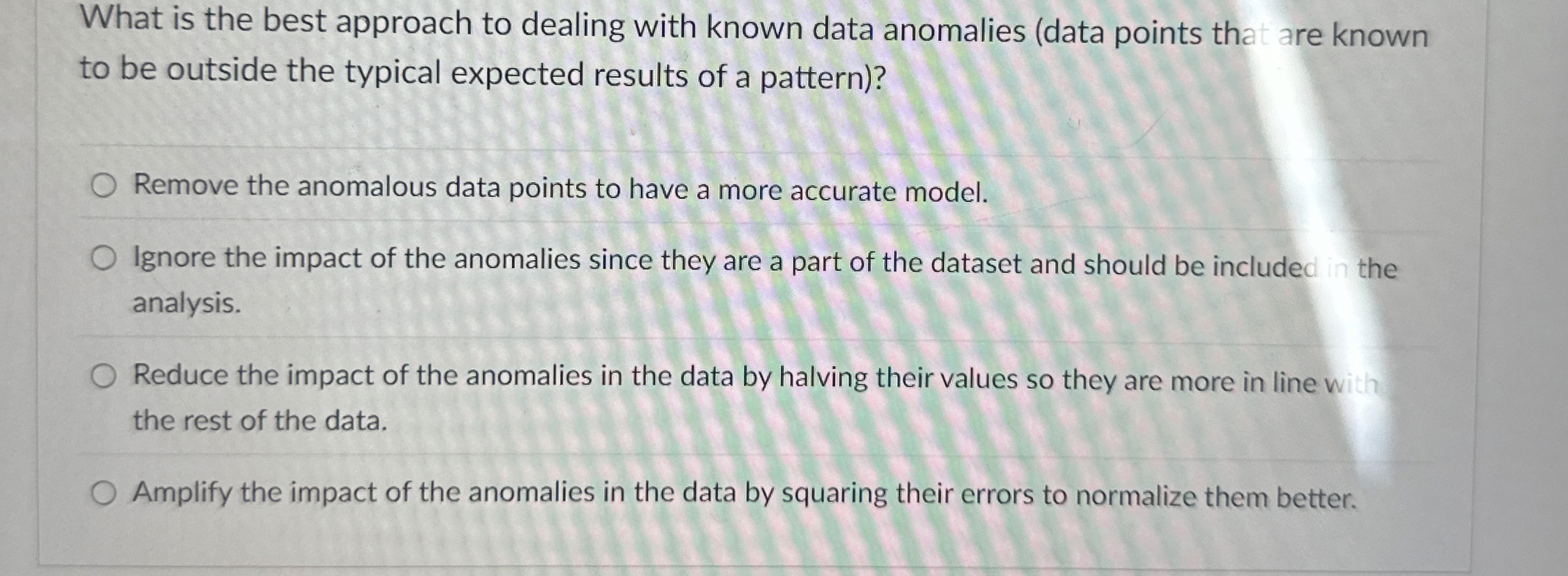 What is the best approach to dealing with known