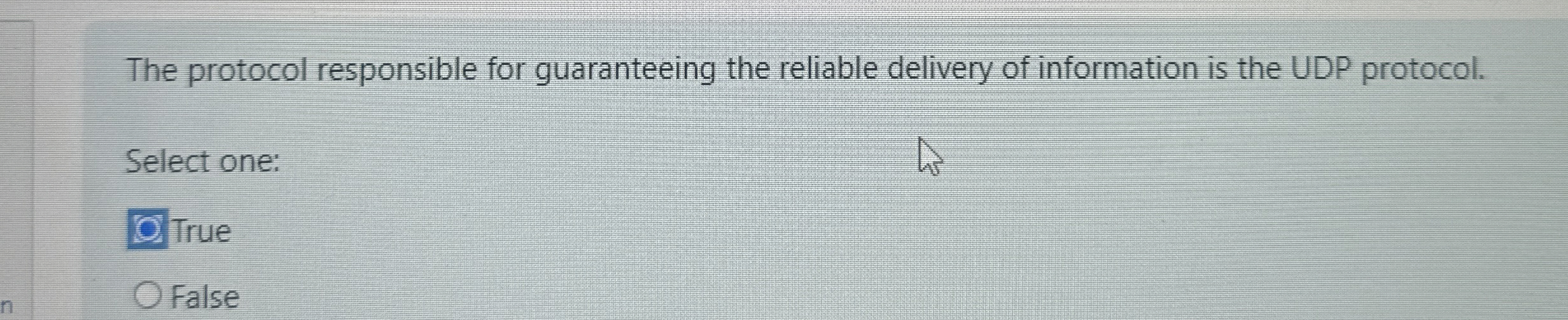 The protocol responsible for guaranteeing the