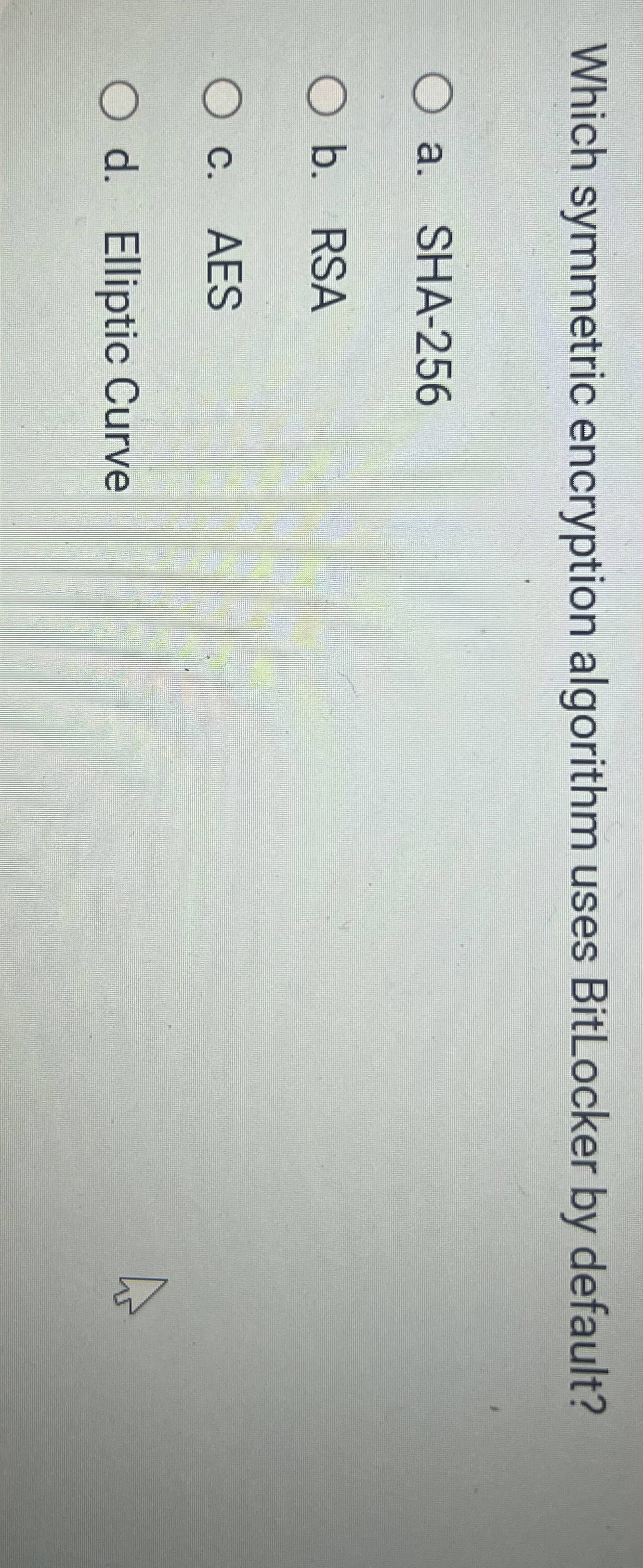 Which symmetric encryption algorithm uses