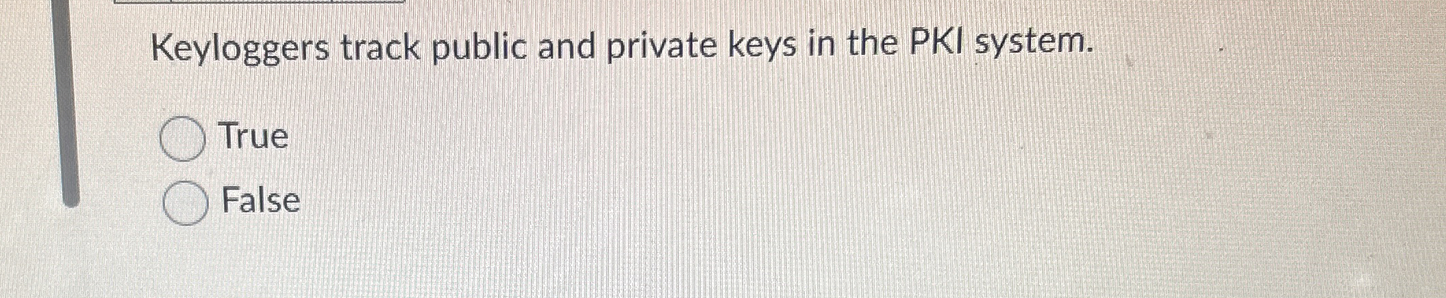 Keyloggers track public and private keys in the