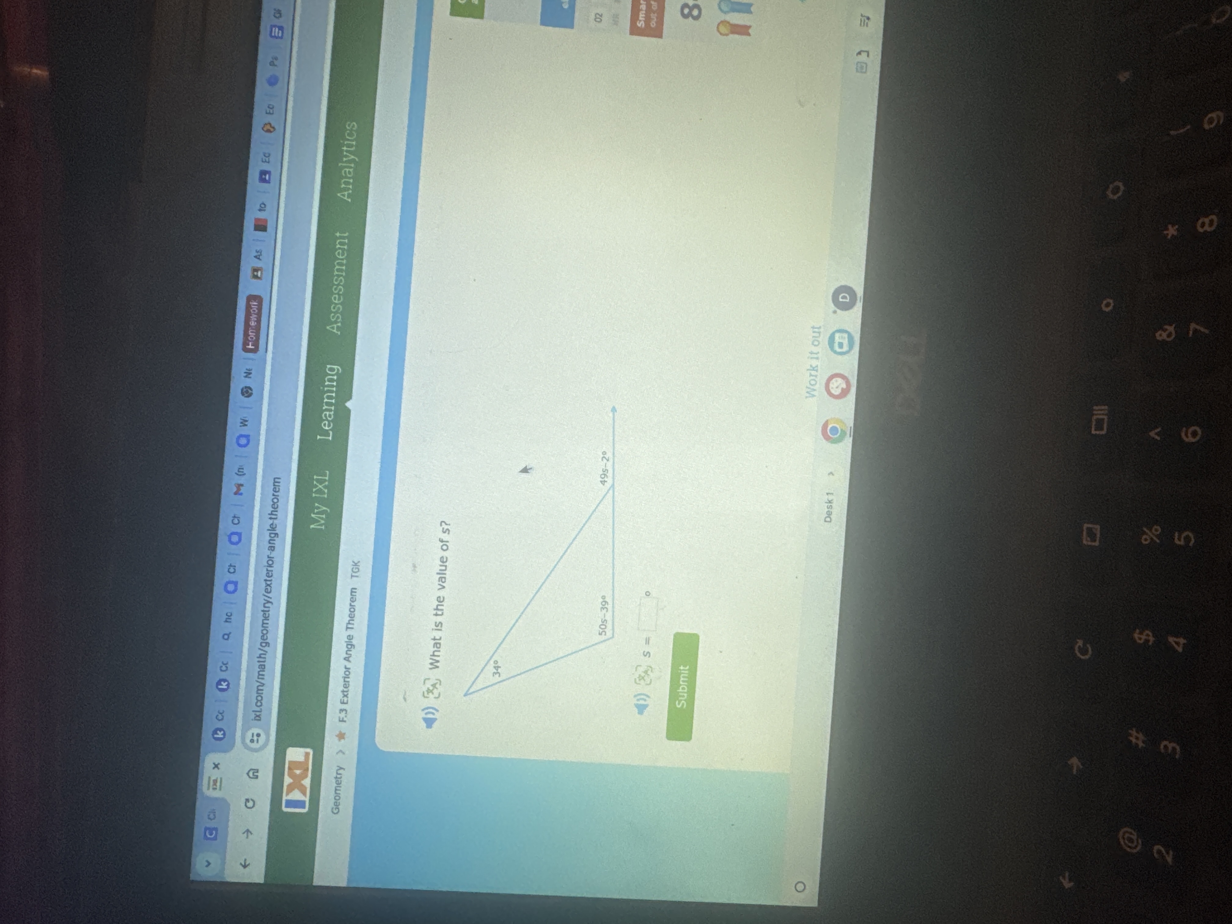 What is the value of s ? [ s =