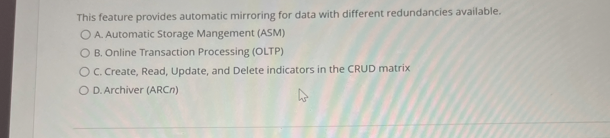 This feature provides automatic mirroring for