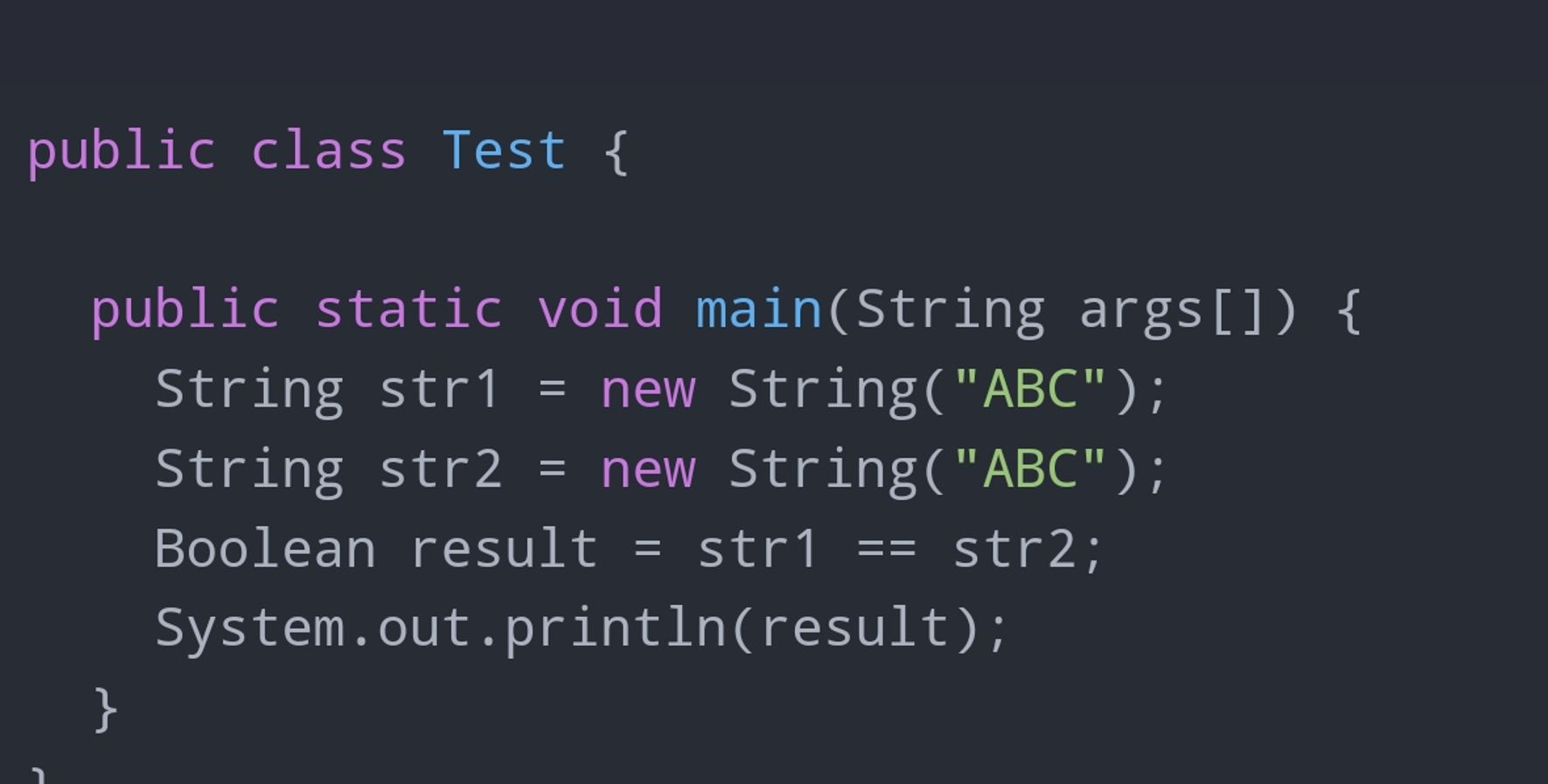 WHAT IS THE OUTPUT IN JAVA? public class Test {