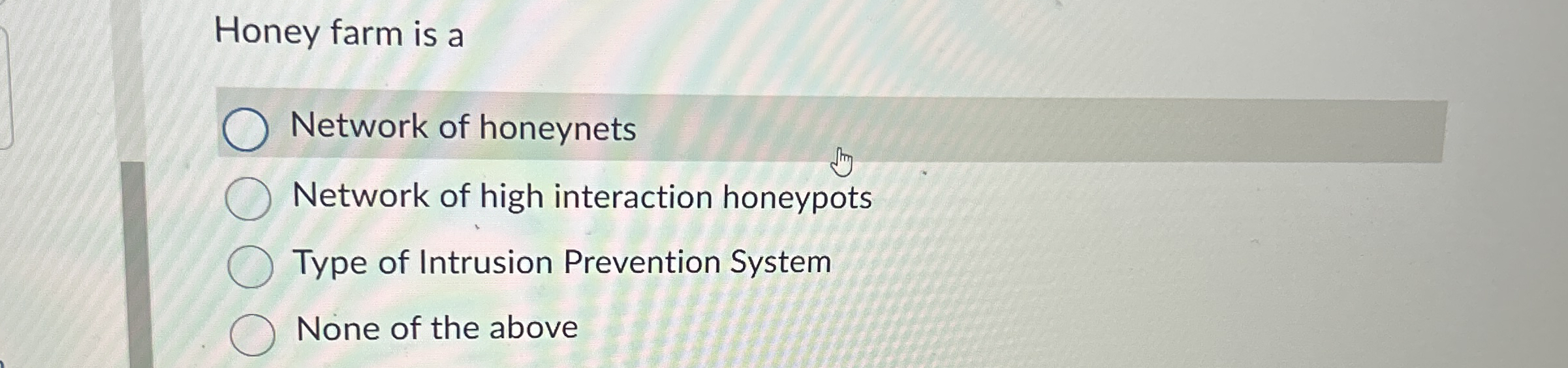 Honey farm is a Network of honeynets Network of