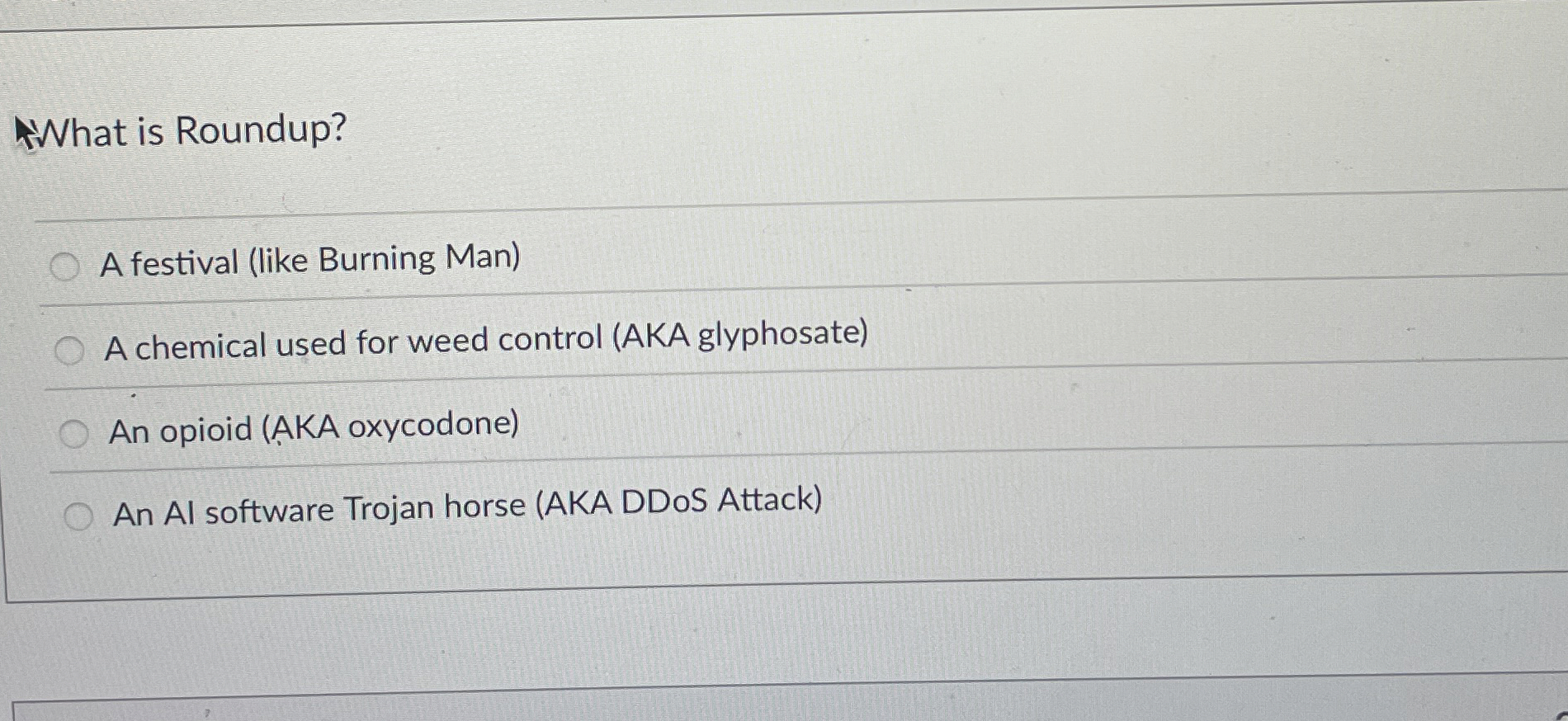 What is Roundup? A festival ( like Burning Man )