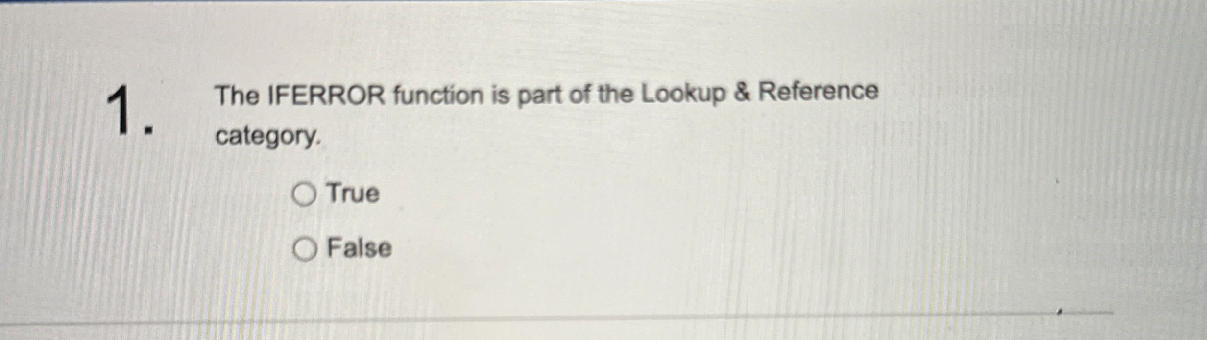 The IFERROR function is part of the Lookup &