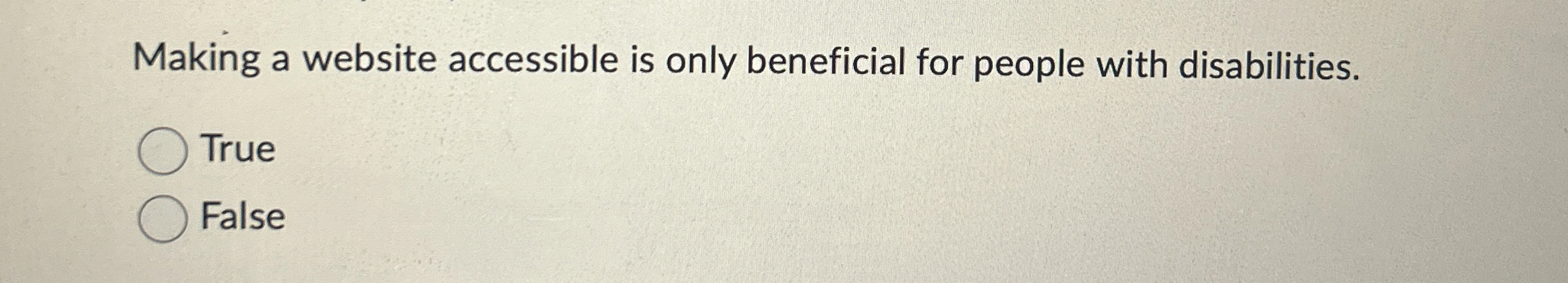 Making a website accessible is only beneficial