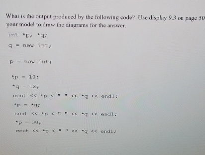 What is the output produced by the following