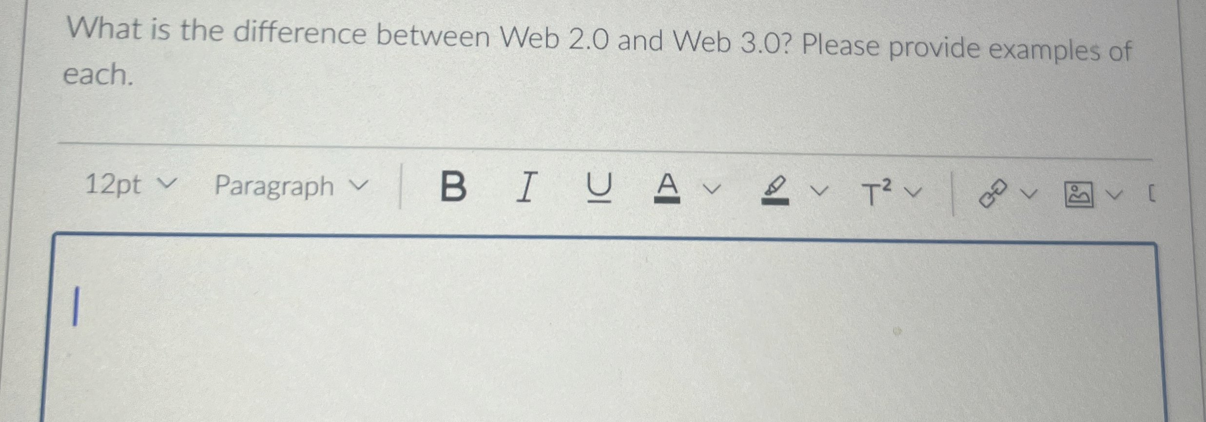 What is the difference between Web 2 . 0 and Web
