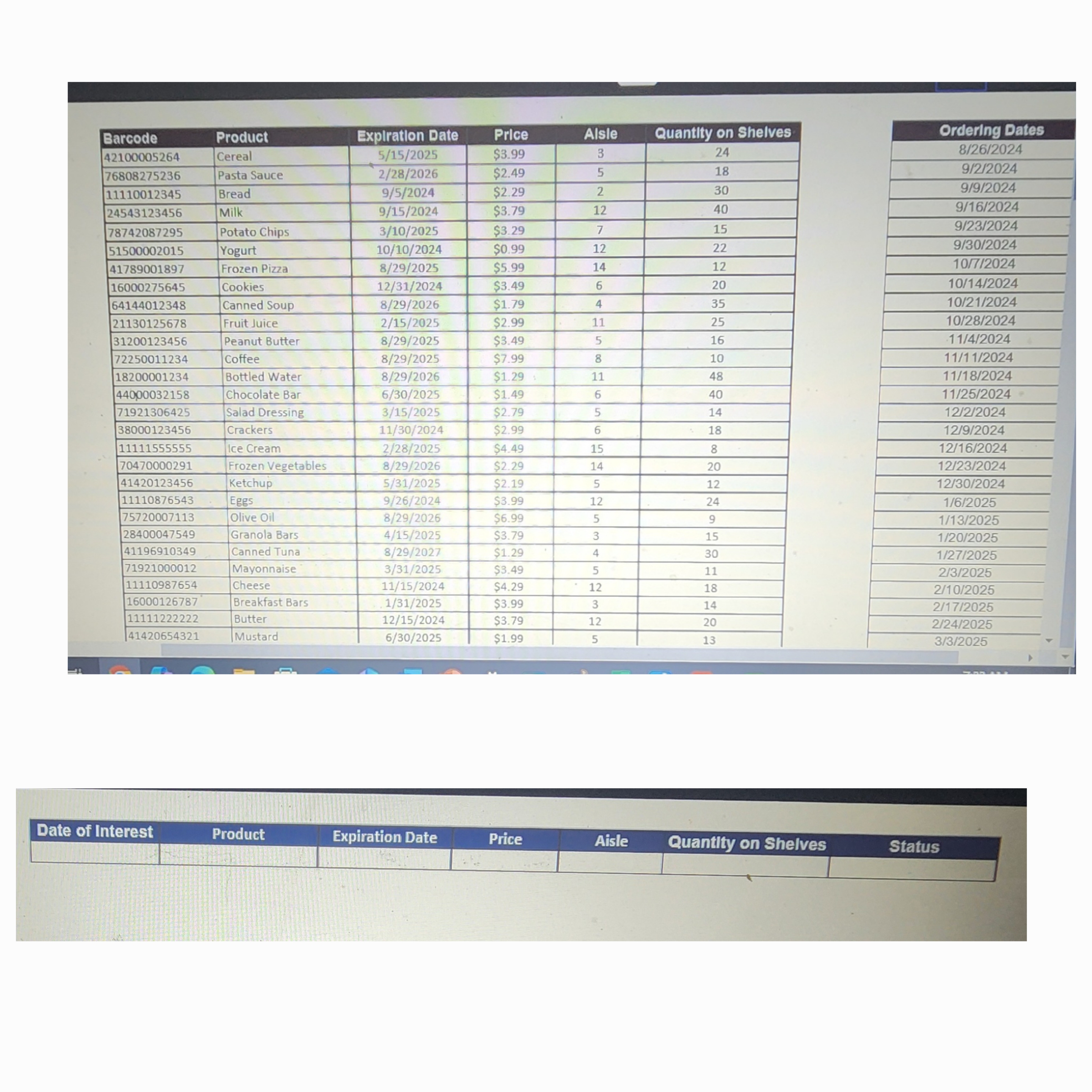 PLEASE USE THE ATTACHED DATA. PART 1 AND PART 2
