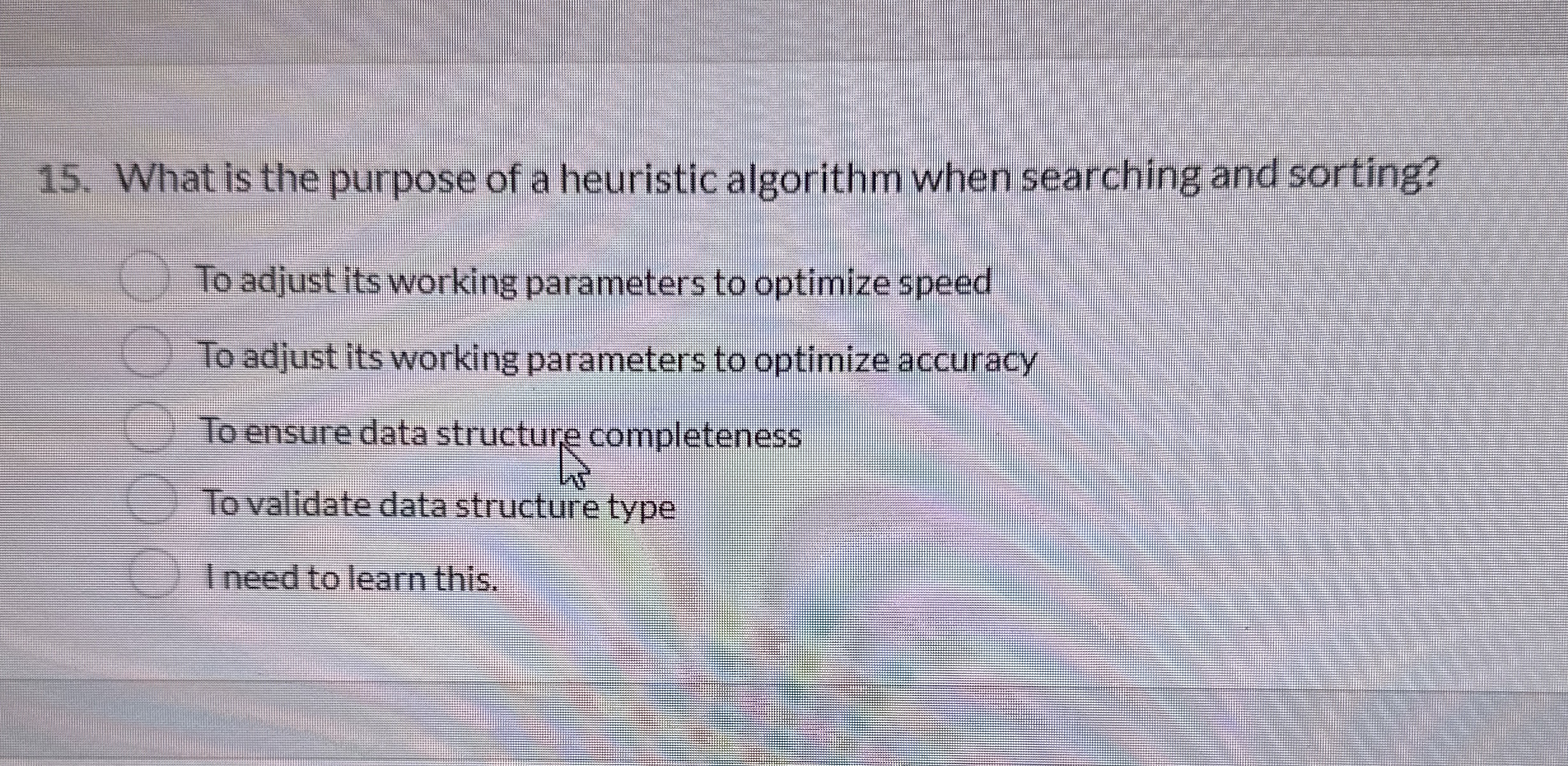 What is the purpose of a heuristic algorithm when